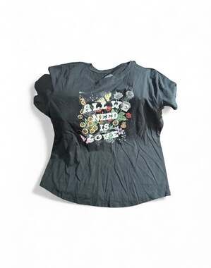 Vintage Floral Graphic T-Shirt Wildflower Love is All You Need